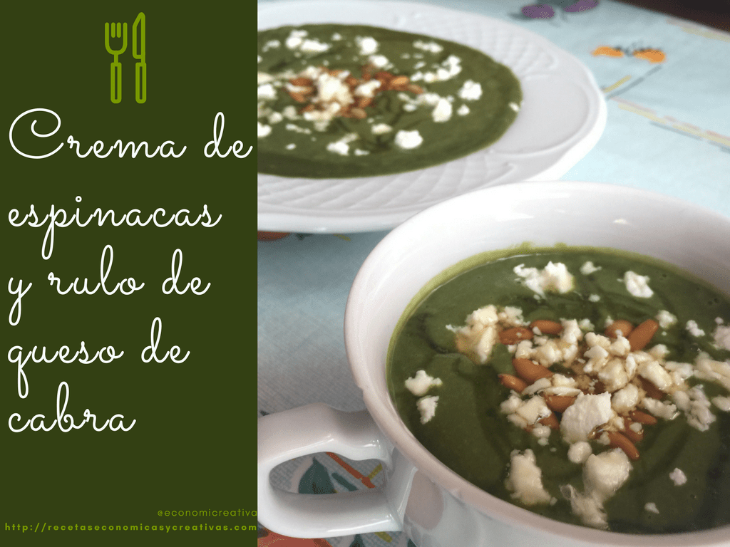 crema-de-espinacas-y-rulo-de-queso-de-cabra